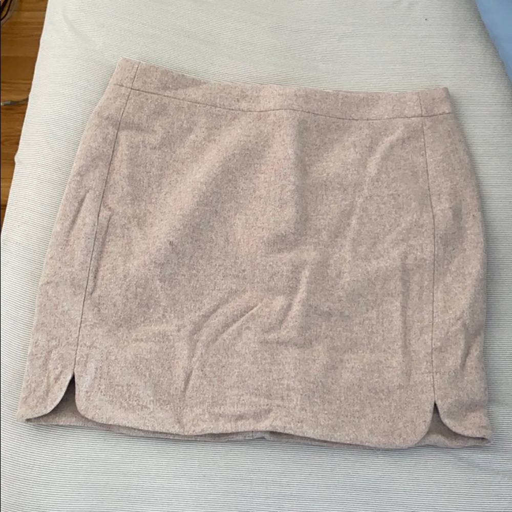 NWT jcrew size 6 tan skirt
